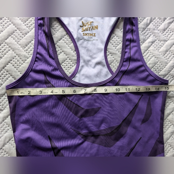 Skinz Gear purple and blue racer back tank top size small - Picture 2 of 7